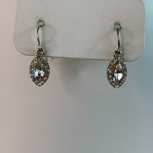 Dainty Silver Drop Earrings